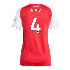Arsenal Ben White #4 Hemmatröja Dam 2025-26 Korta ärmar